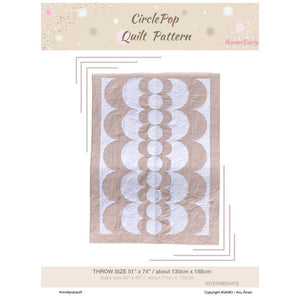 Circle Pop Quilt Pattern - Tilkkupeitto -ohje (englanninkielinen)