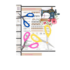 Circle Pop Quilt Pattern - Tilkkupeitto -ohje (englanninkielinen)