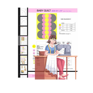 Circle Pop Quilt Pattern - Tilkkupeitto -ohje (englanninkielinen)