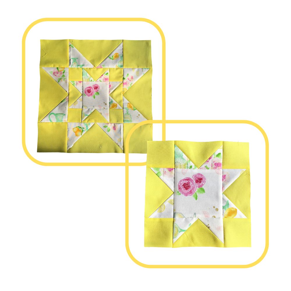 Tähtiblokki - Aloittelijoille sopiva Tilkkutyöohje - Digitaalinen (pdf)