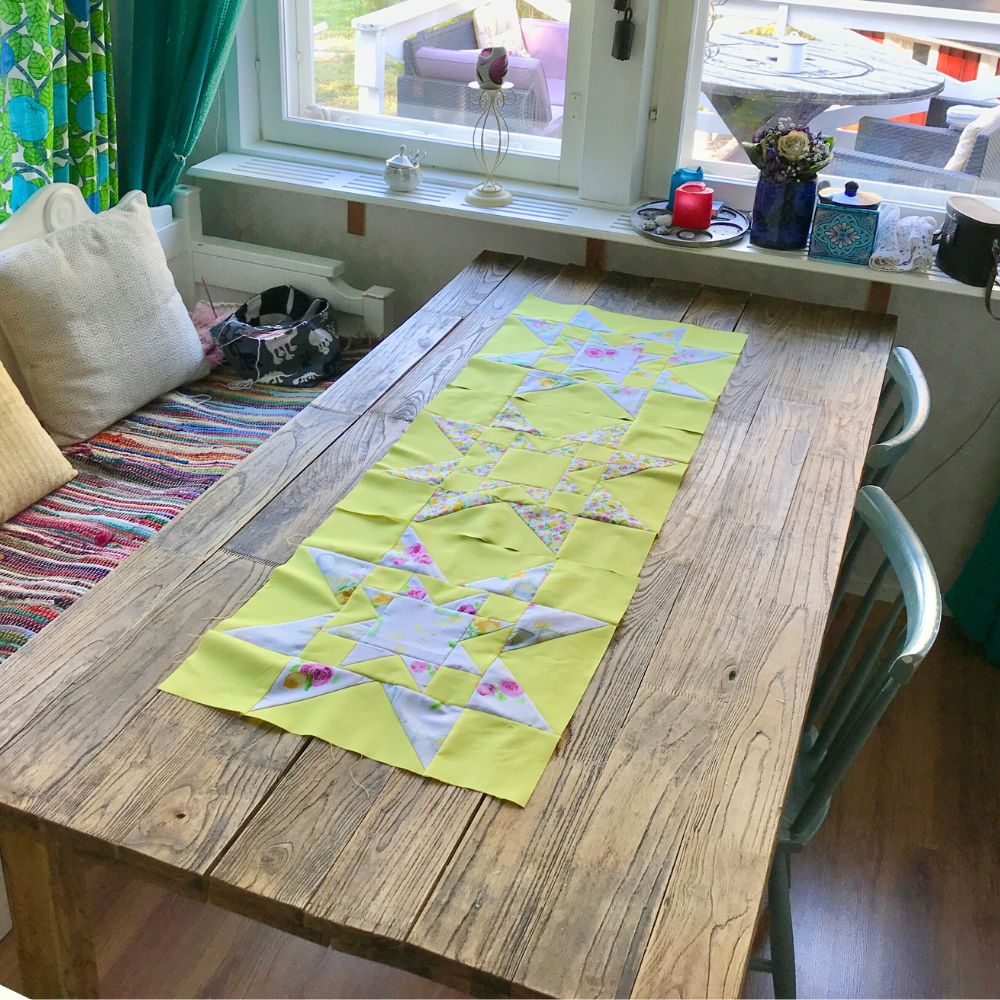 Tähtiblokki - Aloittelijoille sopiva Tilkkutyöohje - Digitaalinen (pdf)